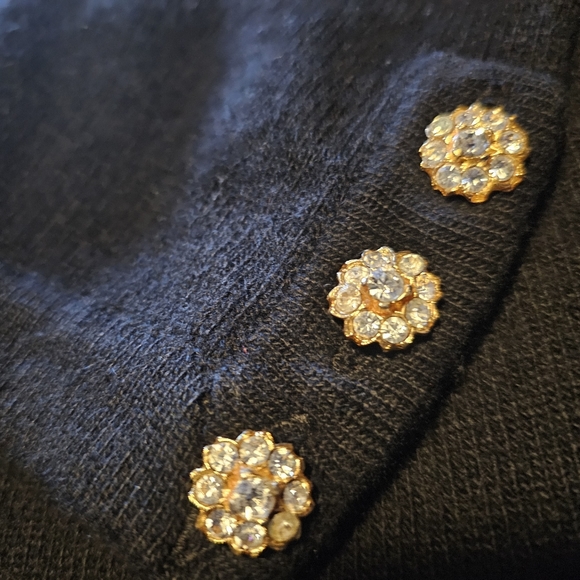 Chanel Vintage 100% Cashmere Rare Cardigan Sweater size L - Picture 10 of 16